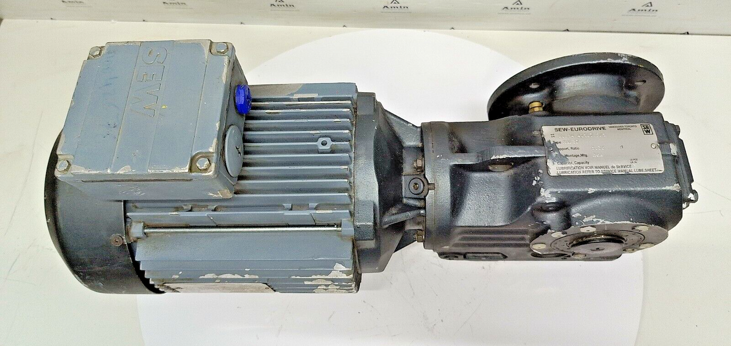 Sew-Eurodrive KAF87 gear unit gear motor - NEW