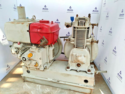 Yanmar Diesel Engine NS40 with KSC3 Emergency Air compressor - Tested