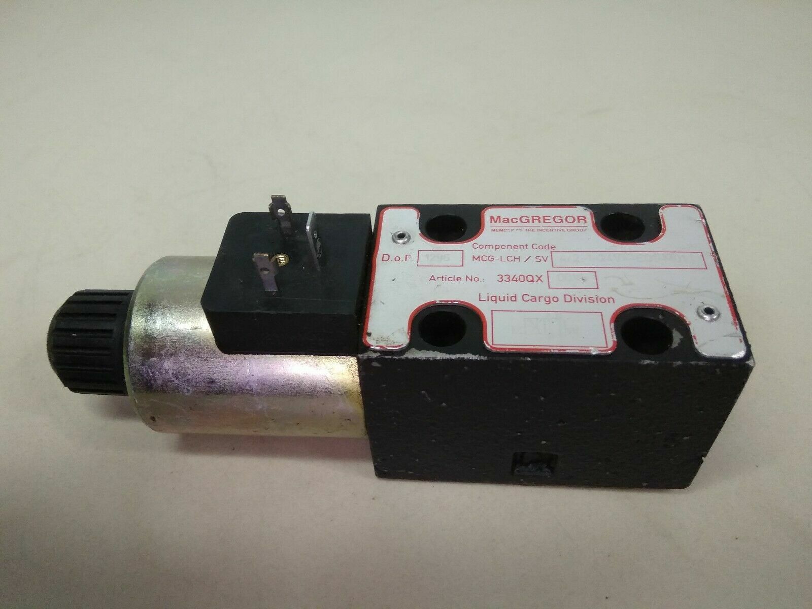 Macgregor MCG-LCH/SV 4/2-1-24V=-E01-M01 Directional control Valve - NE ...