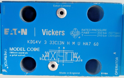 Eaton Vickers KDG4V 3 33C13N H MU HA7 60 Proportional valve