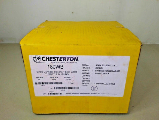 CHESTERTON 180WB HIGH RELIABILITY CARTRIDGE SINGLE SEAL SIZE-17 - NEW