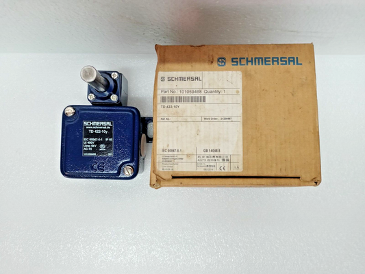 SCHMERSAL TD422-10Y, AC-15, Ui 400V, Uimp 6kV Limit Switch - NEW