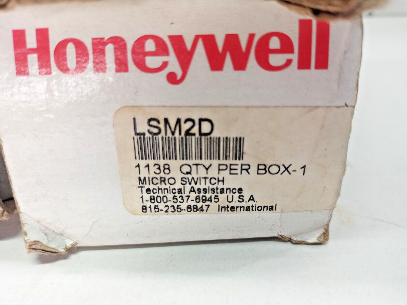 Honeywell LSM2D Micro switch Heavy duty Limit switch 600VAC 10AMPS - NEW