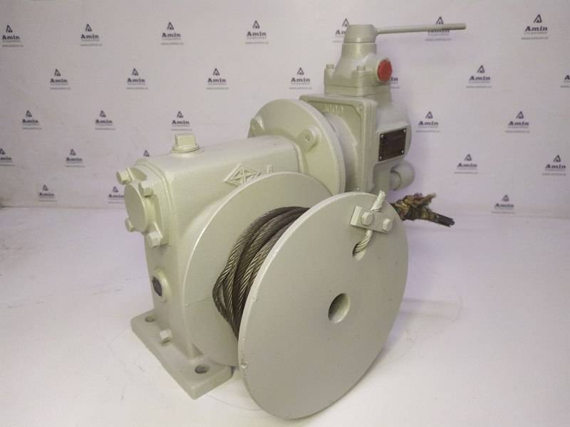 JAM-1.5FE-3000SM JAPAN AIR MOTOR with winch Complete - Tested