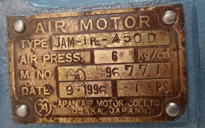 JAM-1PE-450D JAPAN Air Motor - TESTED