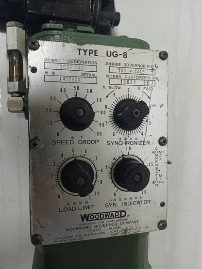 Woodward UG-8 Governor part No.: 8522-546 RPM: 700-1415