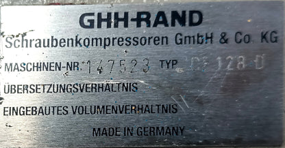GHH-RAND CF 128 D Screw Compressor Airend CF128D