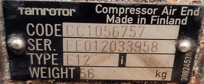 Tamrotor Marine Compressor Type E12 Code: CC1056757 Screw Air Compressor