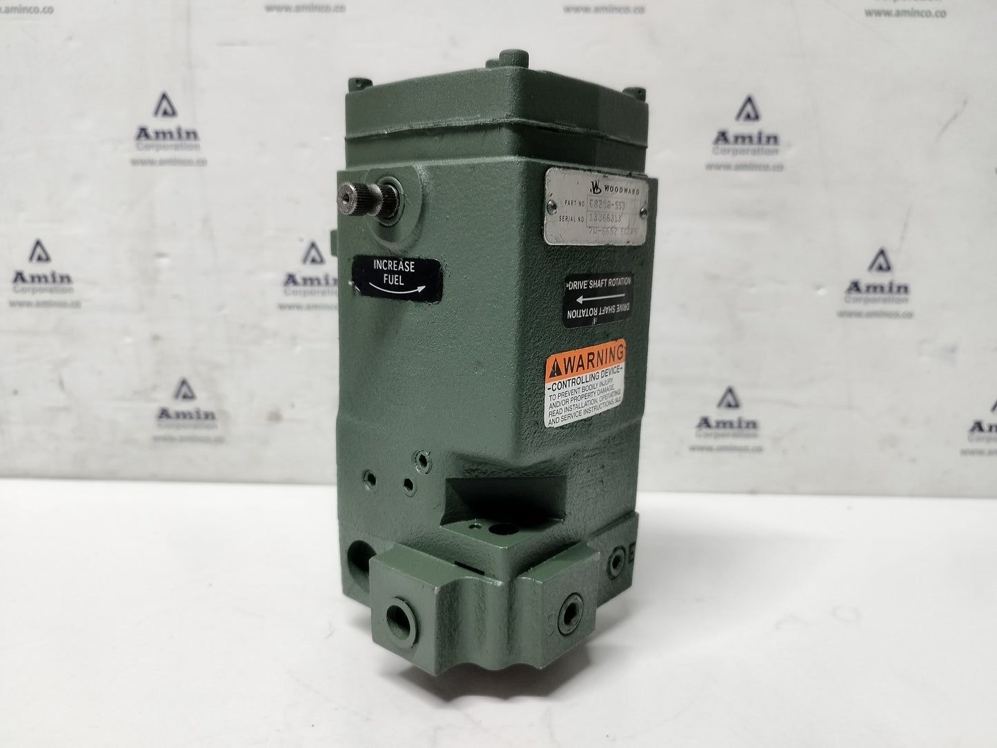 Woodward Governor E 8250-553 Cat P/N: 7W-6652 ECL04 EG‑3PC Actuator Governor - TESTED #3