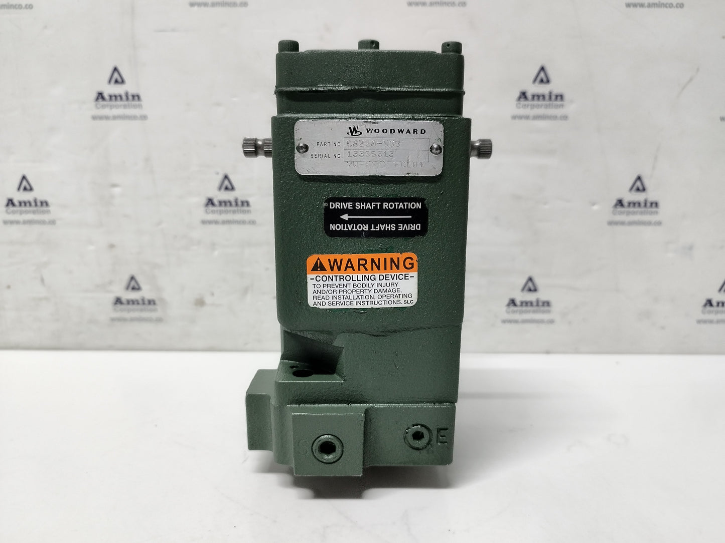 Woodward Governor E 8250-553 Cat P/N: 7W-6652 ECL04 EG‑3PC Actuator Governor - TESTED #3