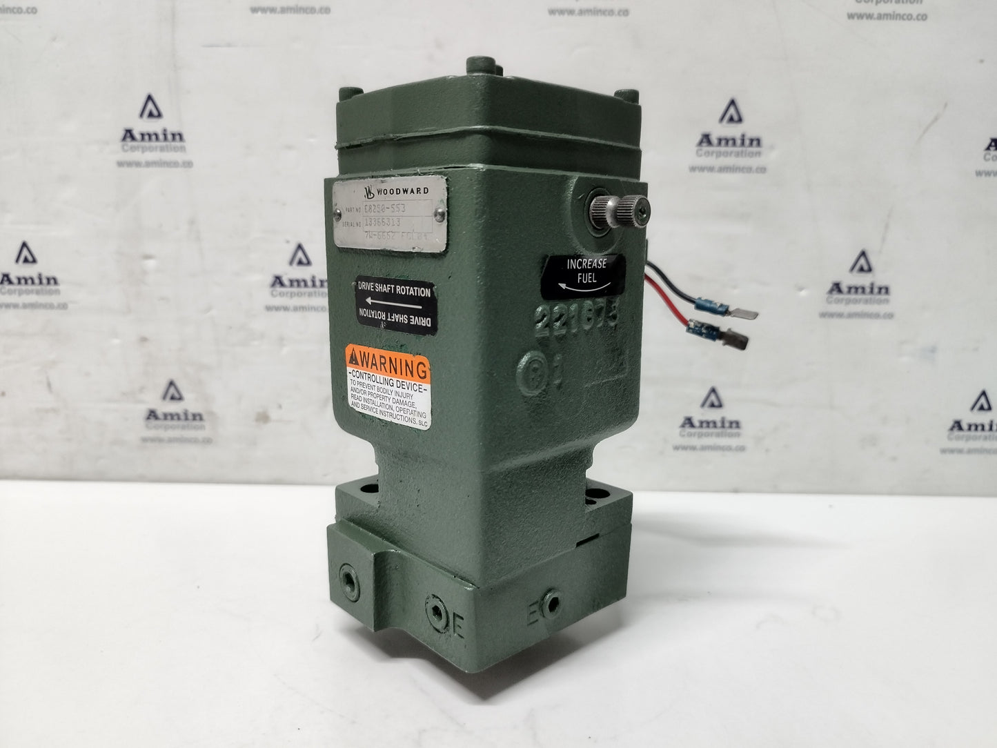 Woodward Governor E 8250-553 Cat P/N: 7W-6652 ECL04 EG‑3PC Actuator Governor - TESTED #3