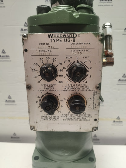 Woodward UG-8 Governor part No. : 8524-712 RPM: 600-1400 - TESTED