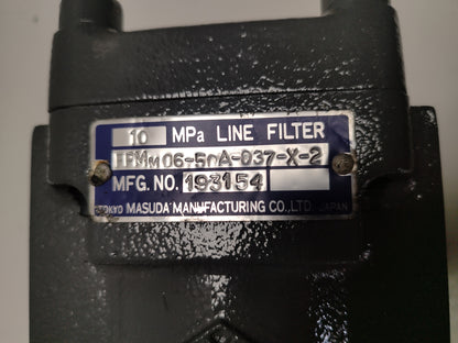 Tokyo Masuda FPM M06-50A-037-X-2 Line Filter 10Mpa - NEW