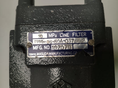 Tokyo Masuda FPM M06-50A-037-X-2 Line Filter 10Mpa - NEW
