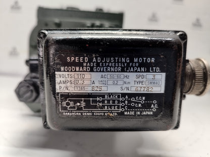 Woodward UG-8 Governor part No.: 8522-546 RPM: 700-1415 - TESTED #2