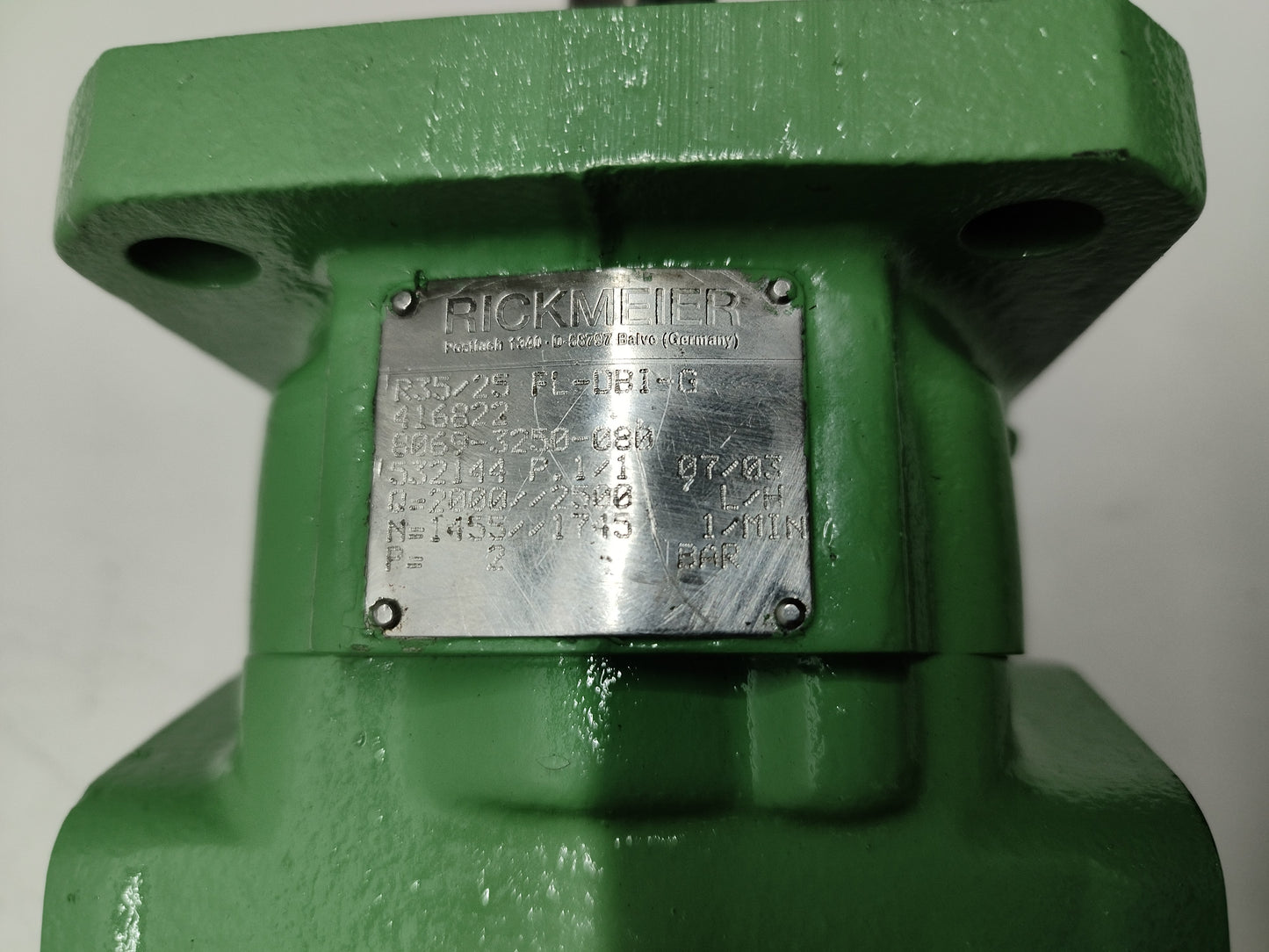 Rickmeier R35/25 FL-DBI-G Hydraulic gear pump - Refurbished & Tested