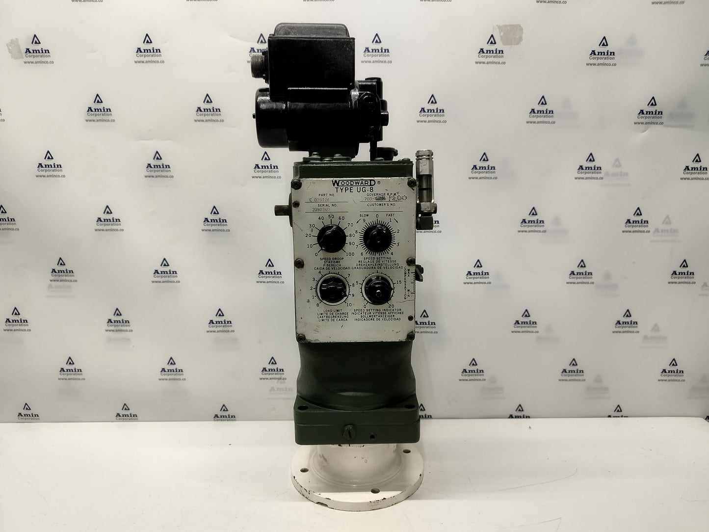 Woodward UG-8 Governor part No. : C 039 128 RPM: 700-1200 - TESTED