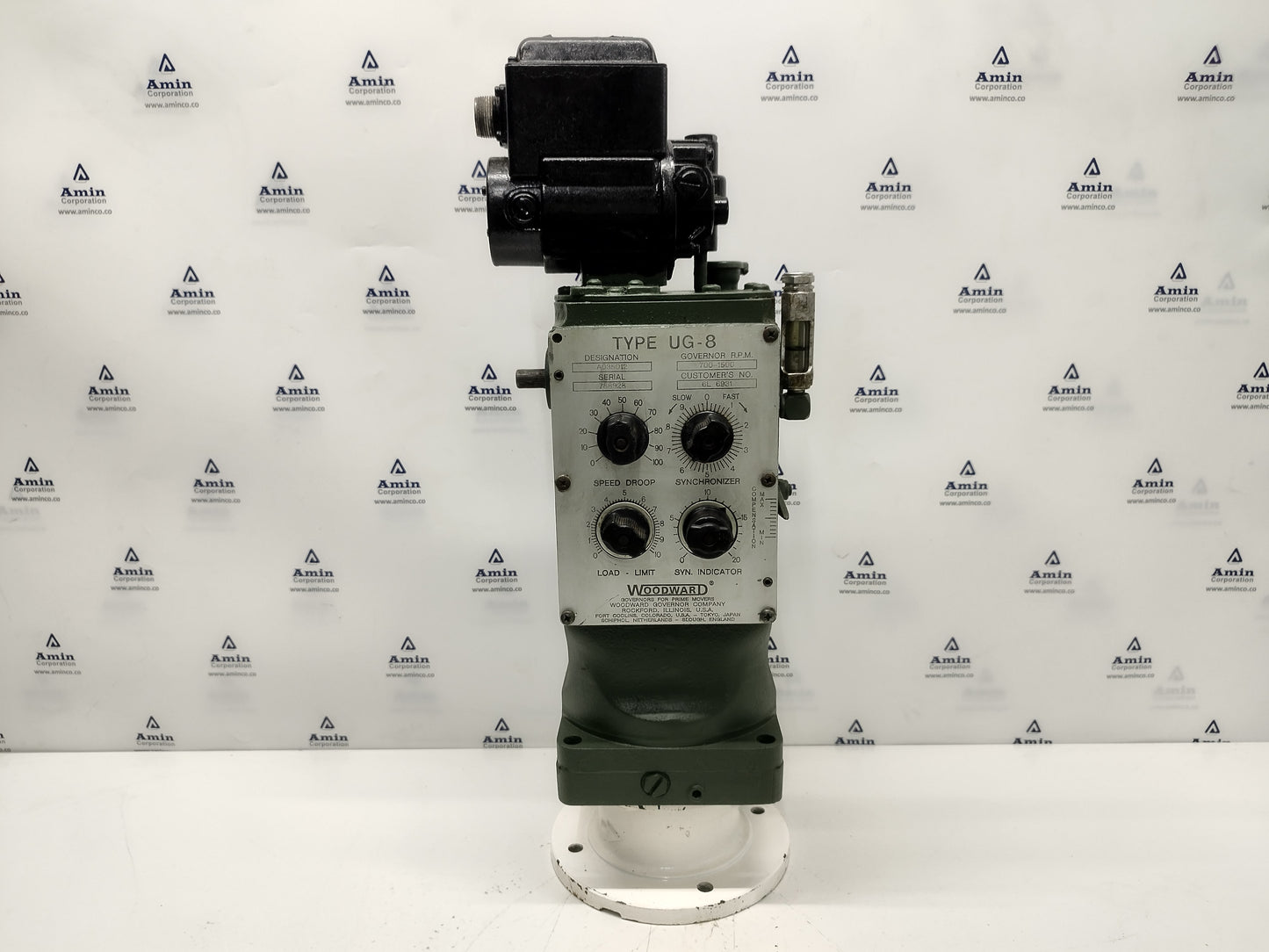 Woodward UG-8 Governor part No. : A035012 RPM: 700-1500 - TESTED