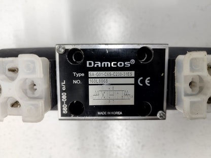 Damcos SA-G01-C6S-C230-31ES Directional control valve 160L8068 - NEW #2