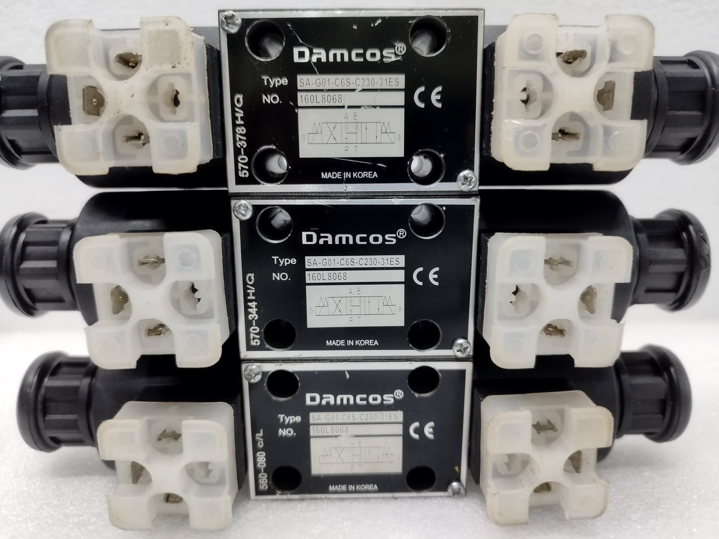 Damcos SA-G01-C6S-C230-31ES Directional control valve 160L8068 - NEW #2