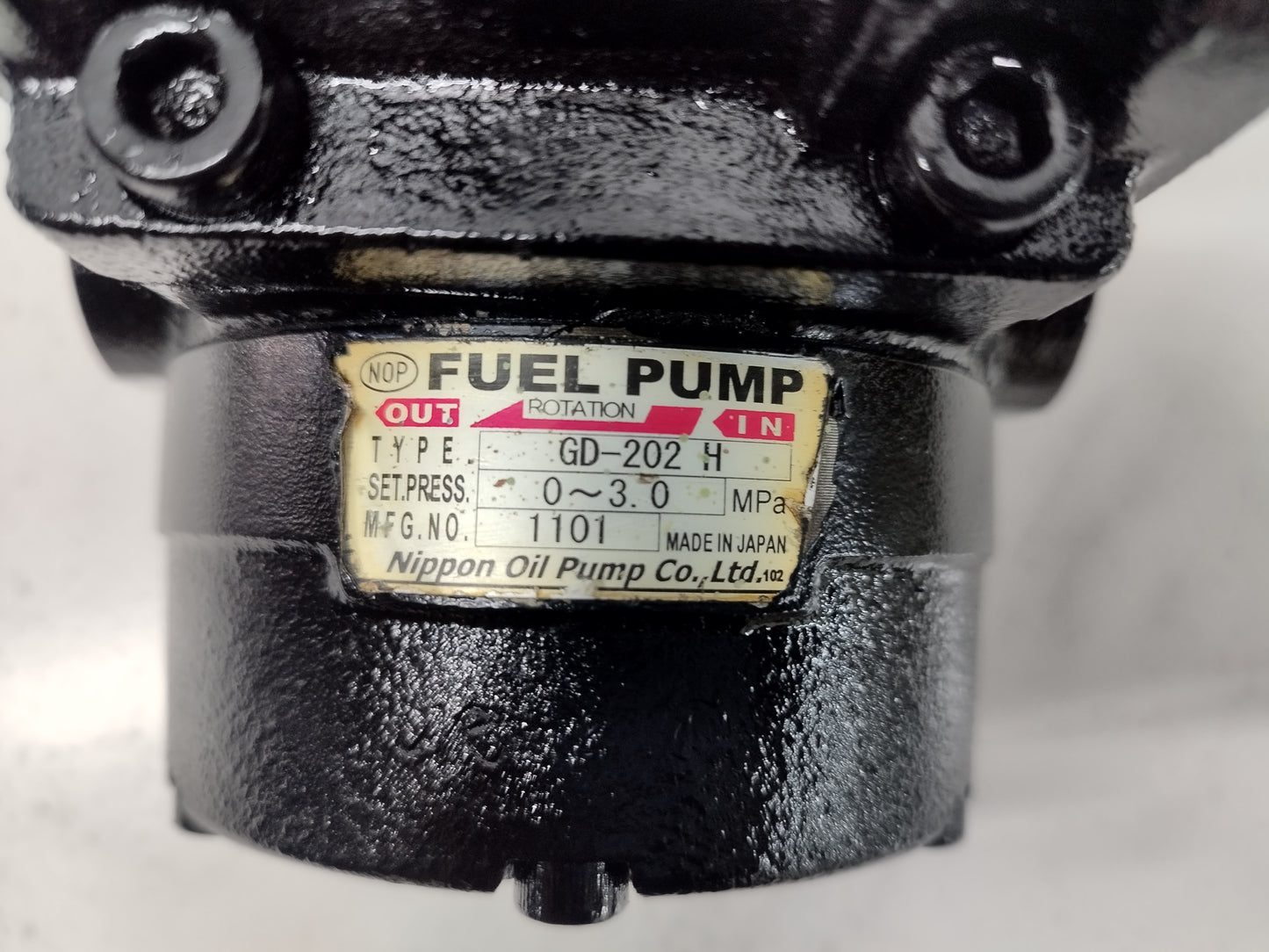 Nippon Oil Pump GD-202-H Fuel pump - Refurbished & Tested