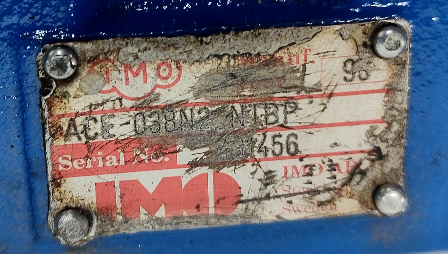 IMO Pump ACE 038N2 NTBP Triple Screw Pump - Pressure Tested #3