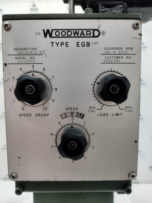 Woodward EGB-13P Proportional Electro-Hydrualic Actuator/Governor