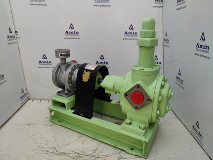 Naniwa Pump ALGT-40 Gear Pump With Gast 8AM-FRV-30A Air Motor Complete