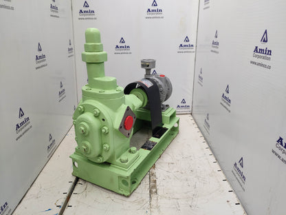 Naniwa Pump ALGT-40 Gear Pump With Gast 8AM-FRV-30A Air Motor Complete