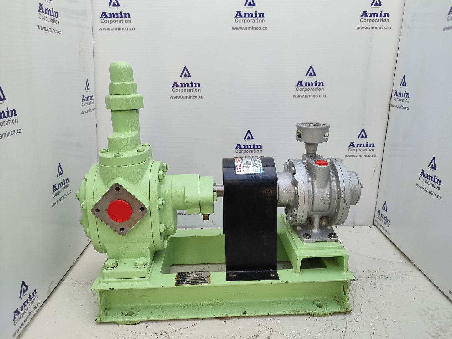Naniwa Pump ALGT-40 Gear Pump With Gast 8AM-FRV-30A Air Motor Complete