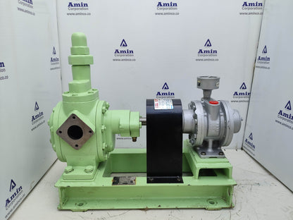 Naniwa Pump ALGT-40 Gear Pump With Gast 8AM-FRV-30A Air Motor Complete