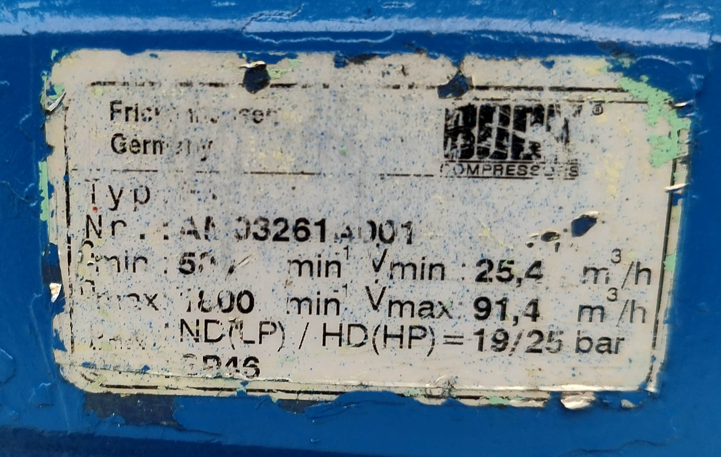 Bock F5 Open Type Refrigeration Compressor - Tested
