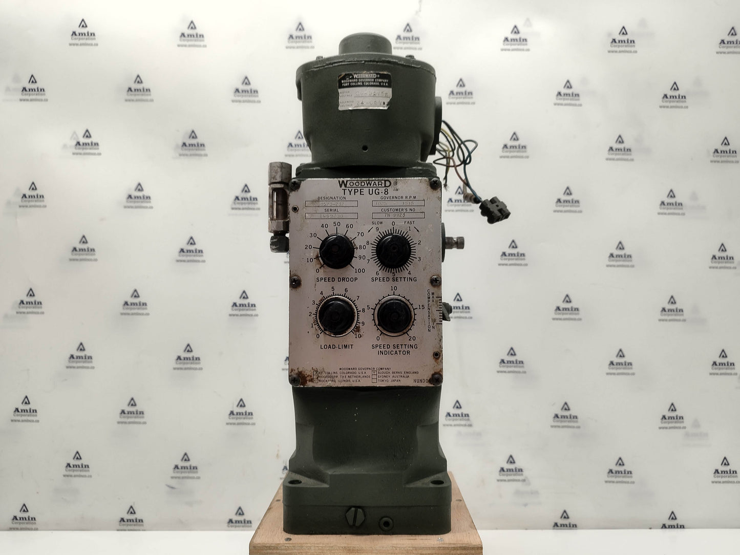 Woodward UG-8 Governor part No. : 8523-232 RPM: 1025-1515 - TESTED