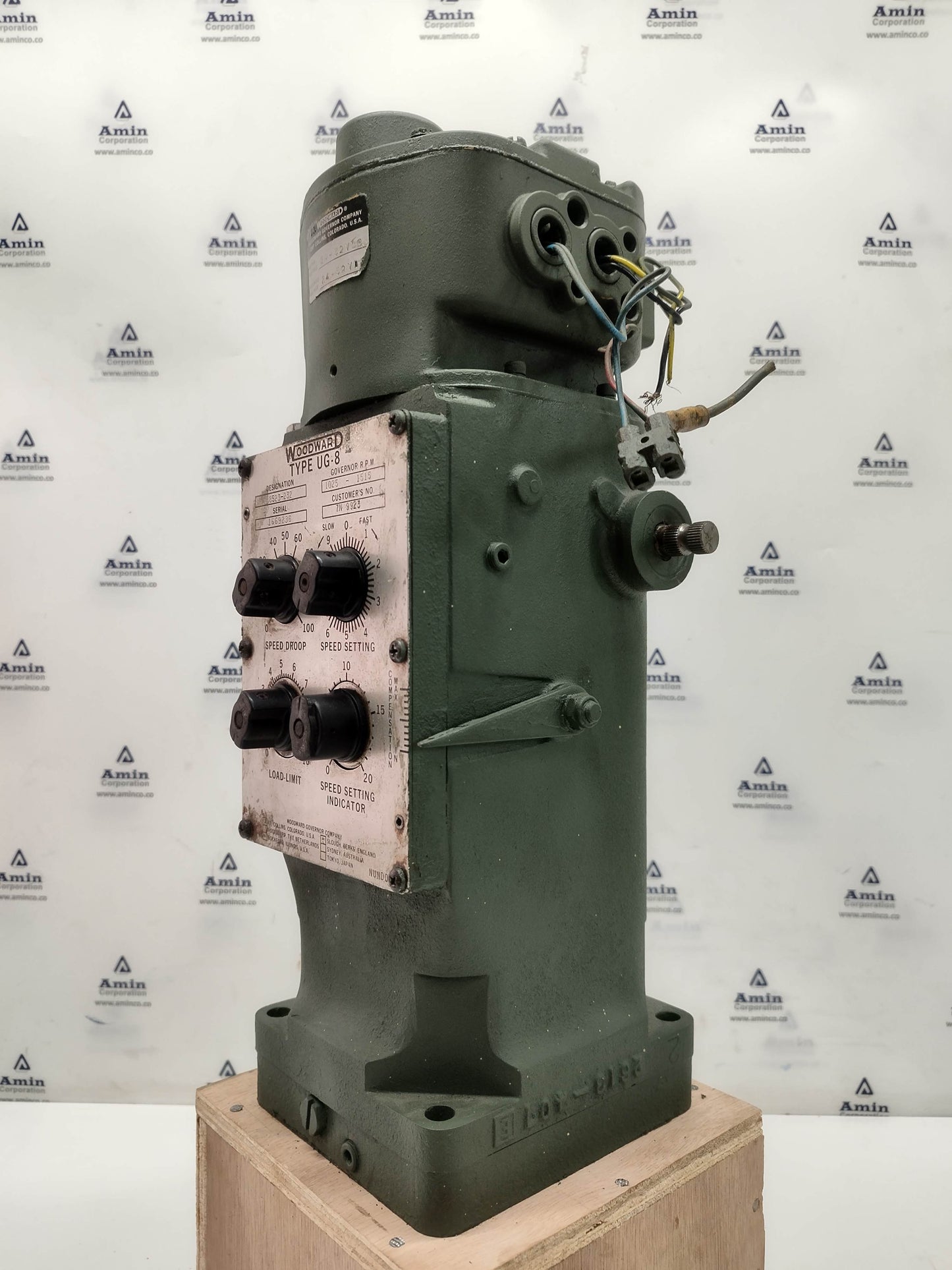 Woodward UG-8 Governor part No. : 8523-232 RPM: 1025-1515 - TESTED