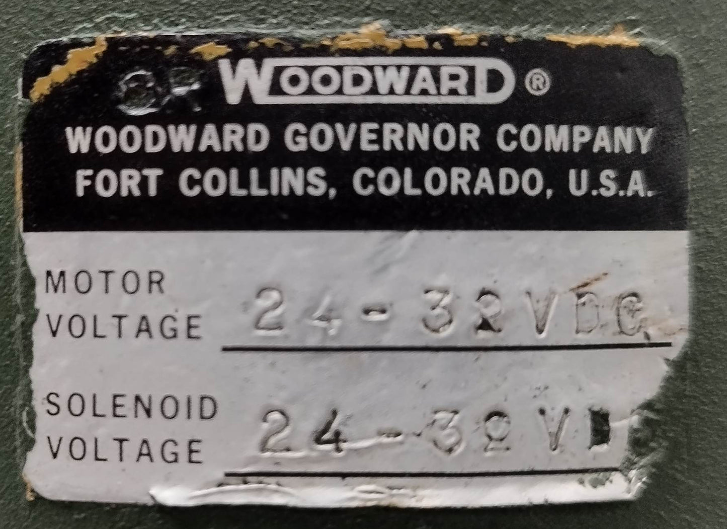 Woodward UG-8 Governor part No. : 8523-232 RPM: 1025-1515 - TESTED