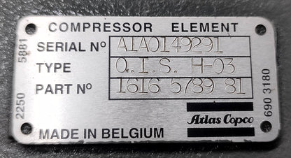 Atlas Copco OIS H-03 Air End Part No.: 1616578981 Screw Air Compressor