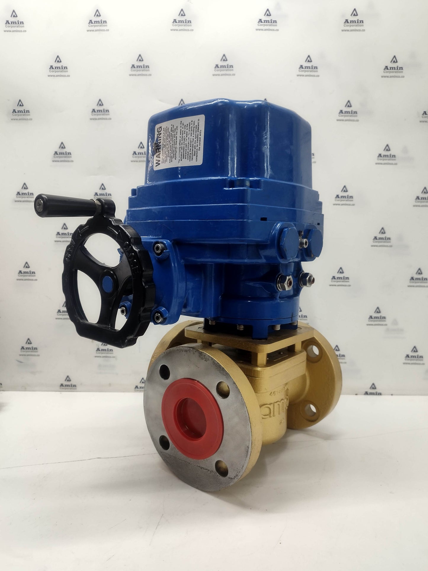 Amot Controls EA 100 Electric Actuator With 2GEFCBA012-CBL Valve Complete - NEW