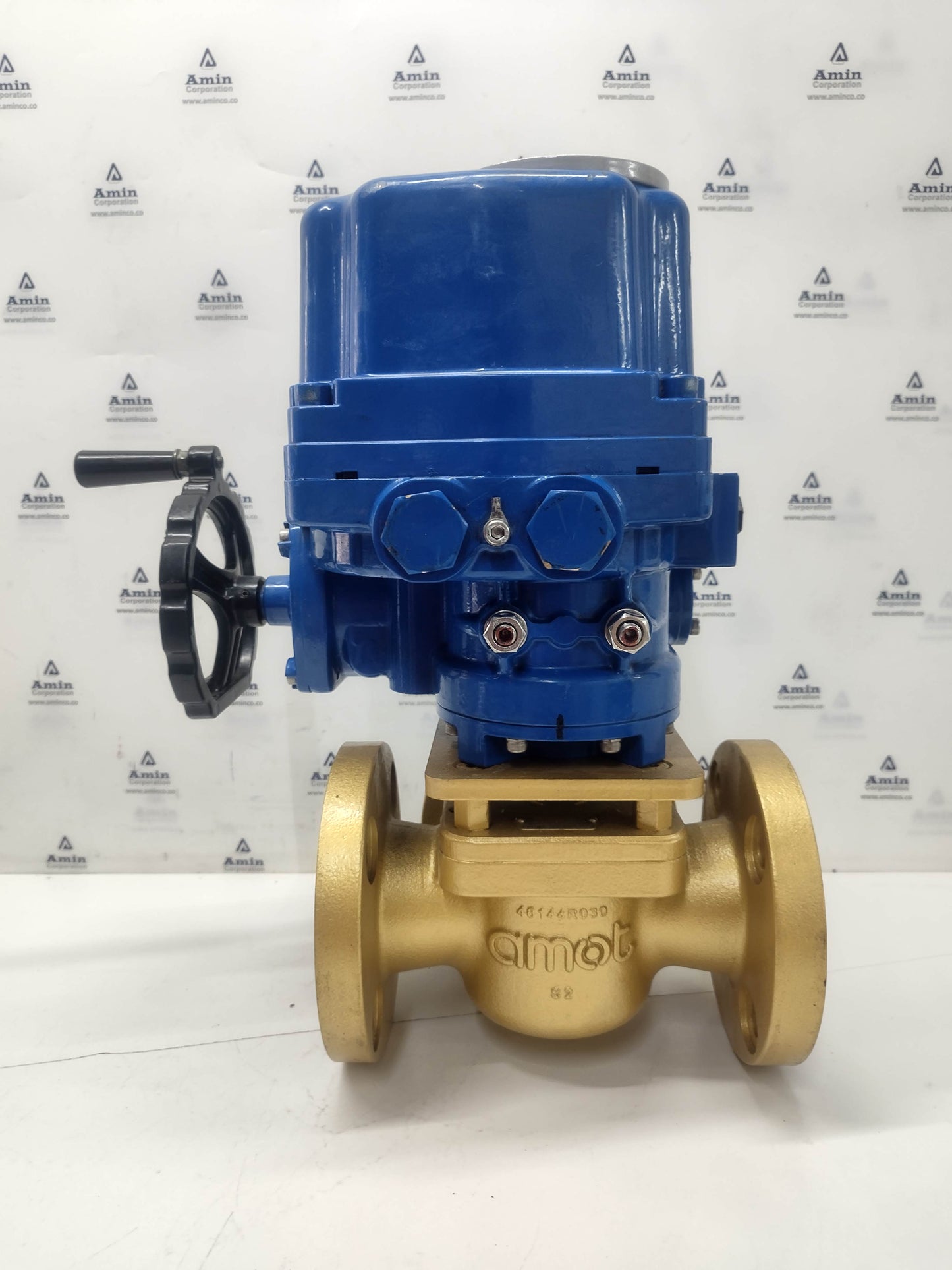 Amot Controls EA 100 Electric Actuator With 2GEFCBA012-CBL Valve Complete - NEW