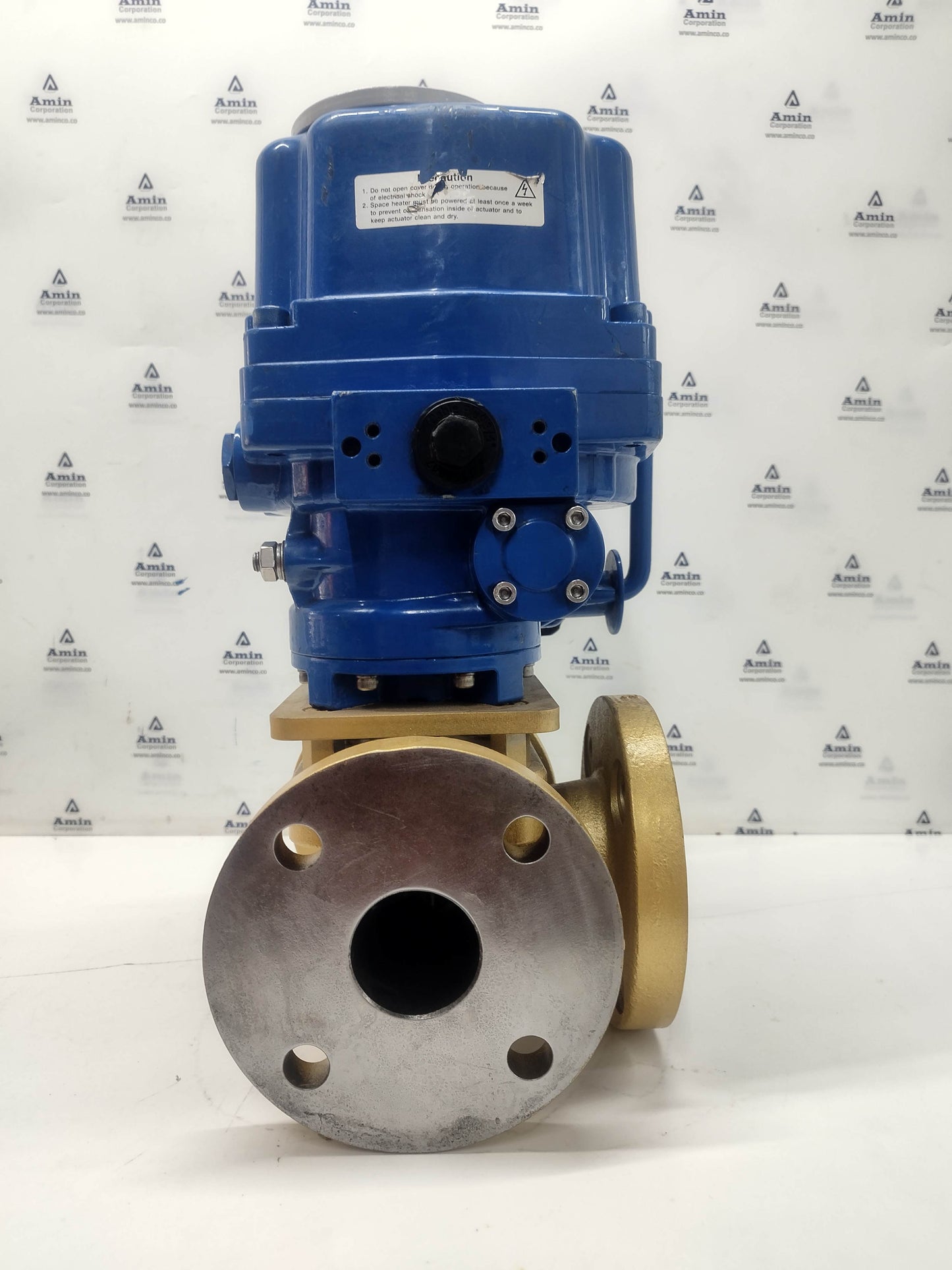 Amot Controls EA 100 Electric Actuator With 2GEFCBA012-CBL Valve Complete - NEW