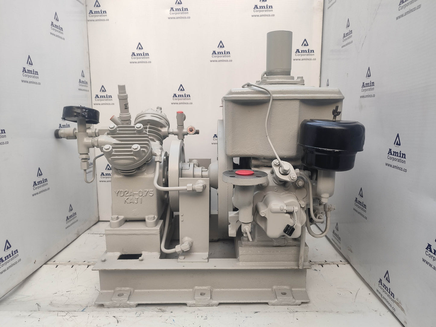 Yanmar Diesel Engine NF60 with Kaji YD2A-0.75 Compressor - Tested