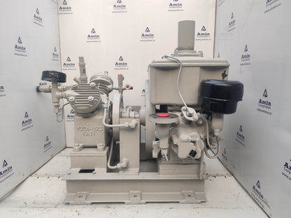 Yanmar Diesel Engine NF60 with Kaji YD2A-0.75 Compressor - Tested