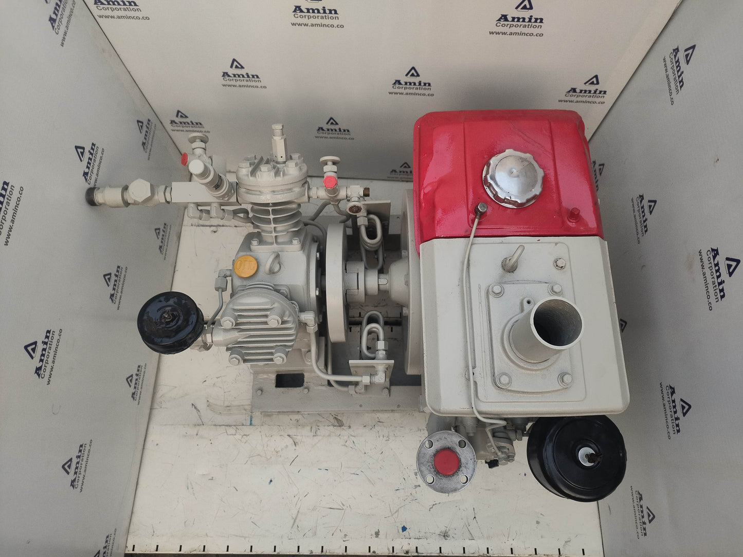 Yanmar Diesel Engine NF60 with Kaji YD2A-0.75 Compressor - Tested