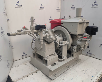 Yanmar Diesel Engine NF60 with Kaji YD2A-0.75 Compressor - Tested