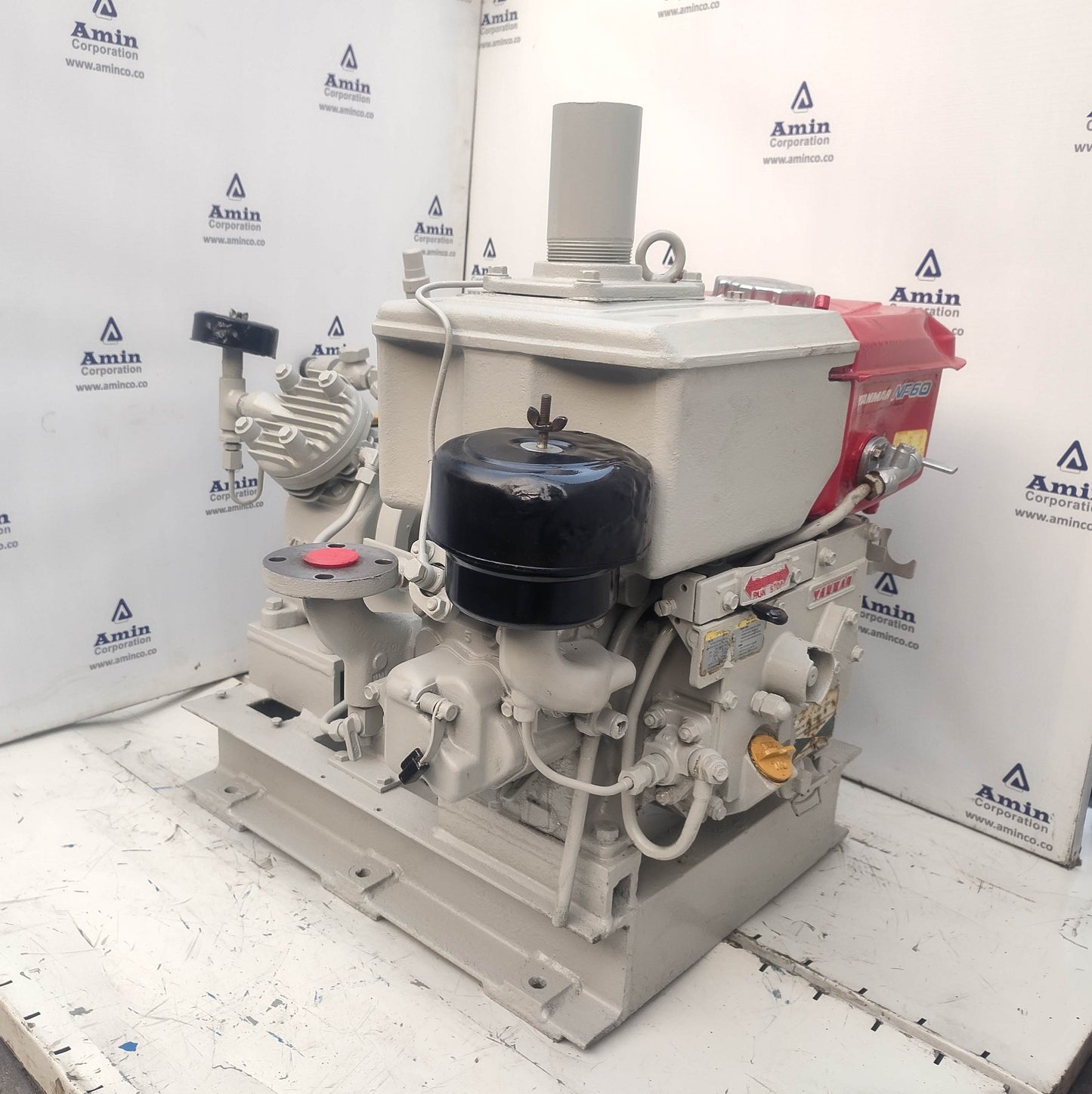 Yanmar Diesel Engine NF60 with Kaji YD2A-0.75 Compressor - Tested