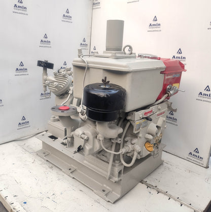 Yanmar Diesel Engine NF60 with Kaji YD2A-0.75 Compressor - Tested