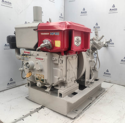 Yanmar Diesel Engine NF60 with Kaji YD2A-0.75 Compressor - Tested