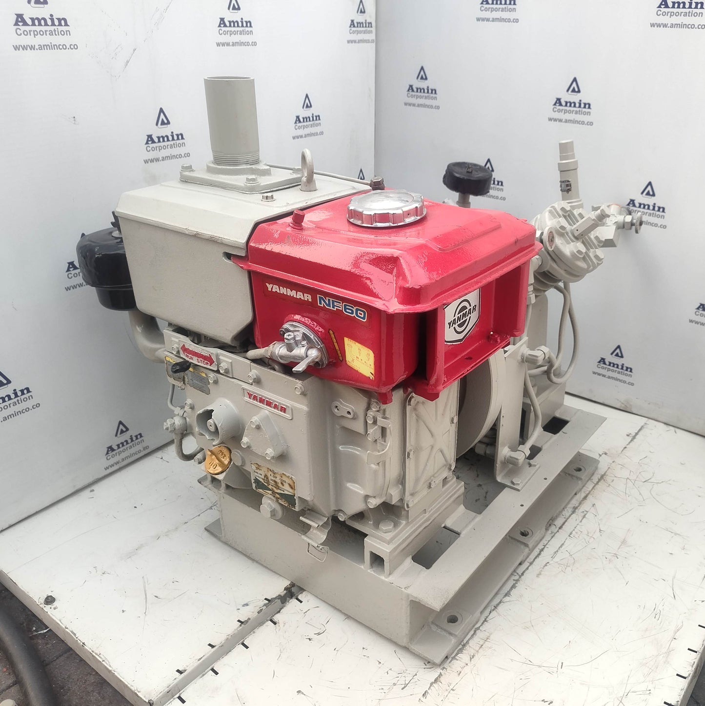 Yanmar Diesel Engine NF60 with Kaji YD2A-0.75 Compressor - Tested