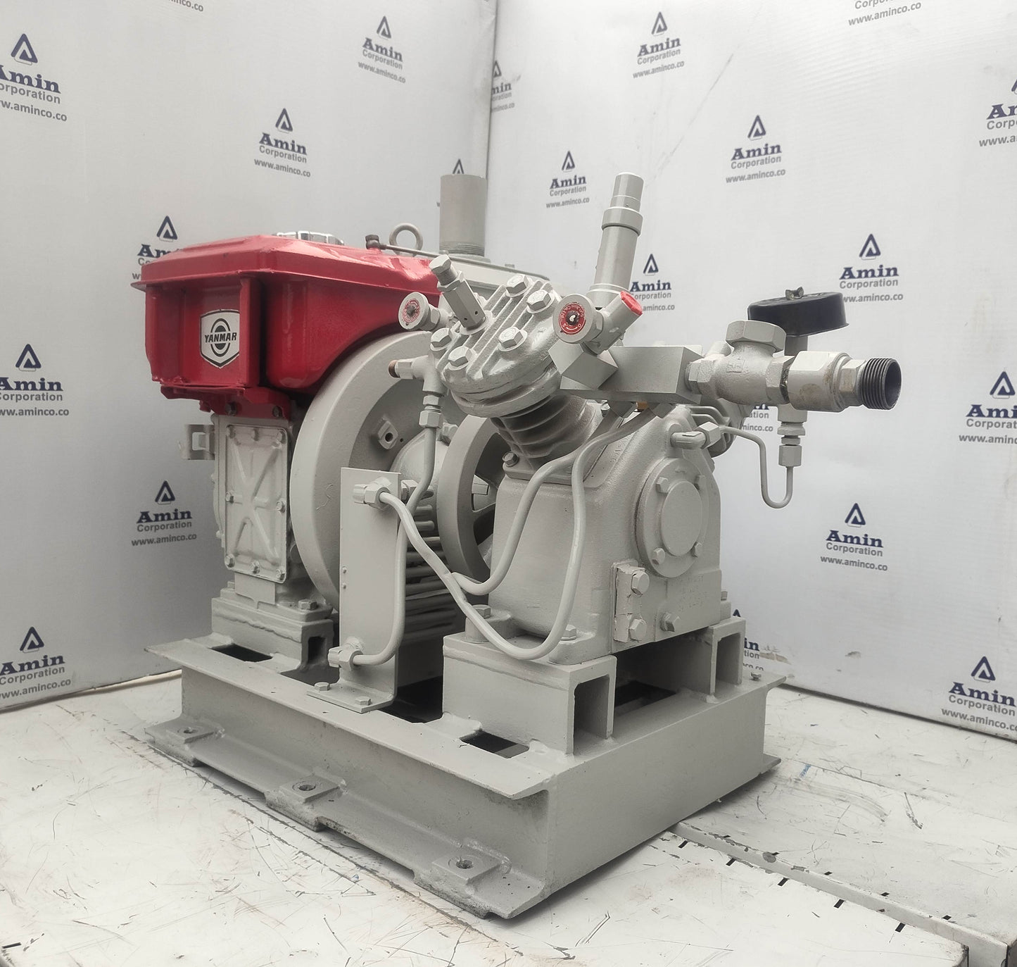 Yanmar Diesel Engine NF60 with Kaji YD2A-0.75 Compressor - Tested
