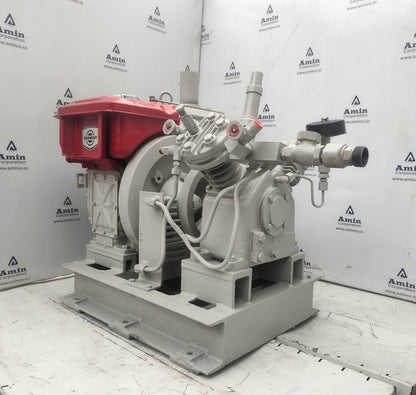 Yanmar Diesel Engine NF60 with Kaji YD2A-0.75 Compressor - Tested