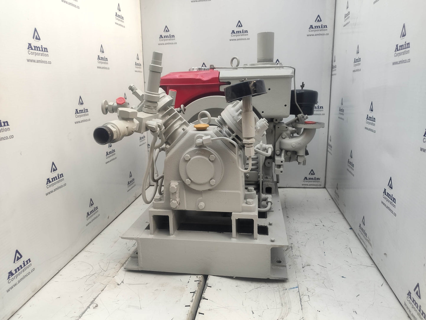 Yanmar Diesel Engine NF60 with Kaji YD2A-0.75 Compressor - Tested